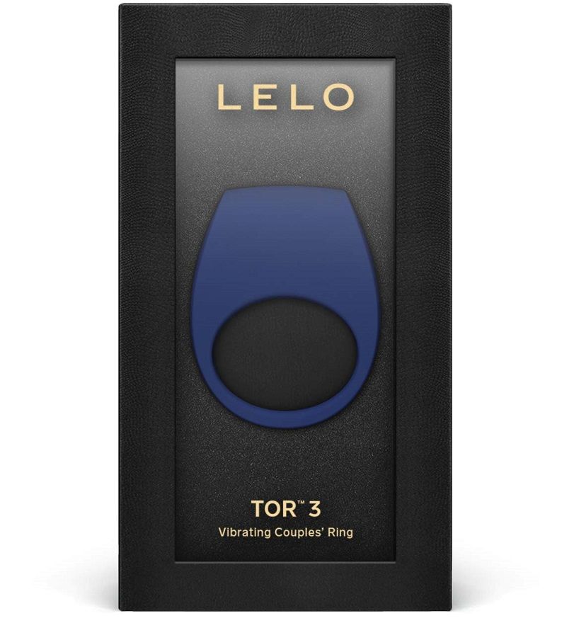 Aim for more intense mutual orgasms using TOR 3 app-connecte... Lelo - Tor 3 APP Ring - Base Blue photo-7