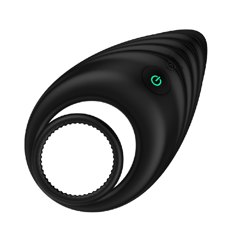 Nexus Enhance is a Vibrating Cock & Ball Ring, perfect to us... Nexus - Enhance Vibro Ring w Ball Stretcher - Black photo-4