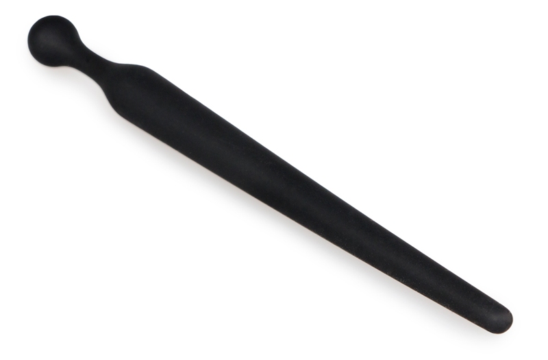 Do you like a good stimulation of your urethal? Then this di... Sinner Gear - Smooth Silicone Penis Plug - Black photo-2
