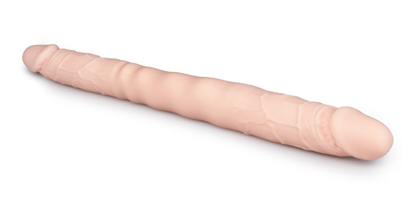 With this realistic double-ended dildo you will experience a... Easytoys - Double Ended Realistic Dildo - Flesh photo-4