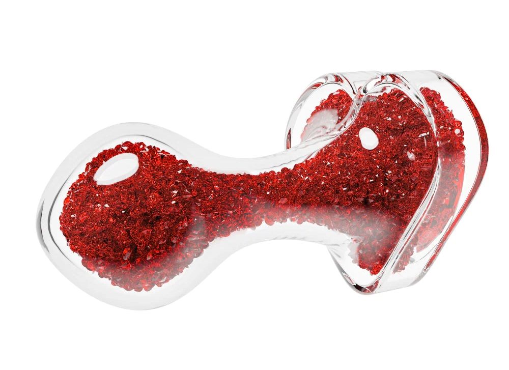 Radiate beauty with Oh My Gem Lustre, a luxurious anal plug ... Oh My Gem - Lustre Butt Plug - Red photo-10