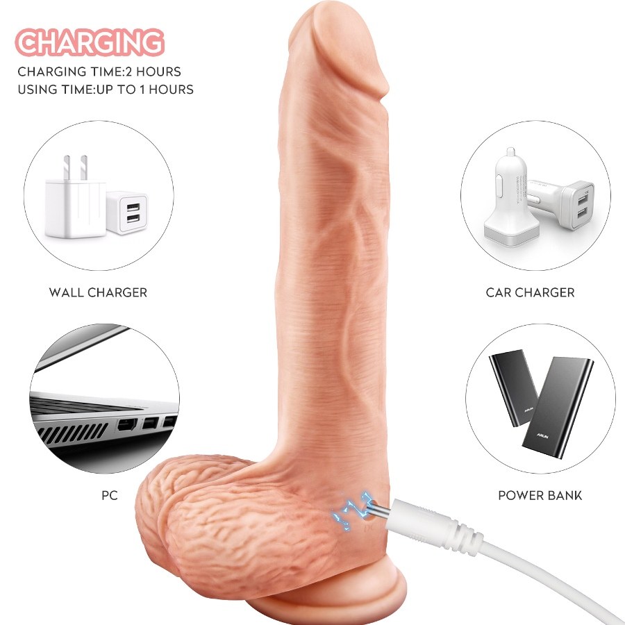 Body-safe silicone material
Strong sucking base design to re... Erocome - Aquila - Vanilla photo-9