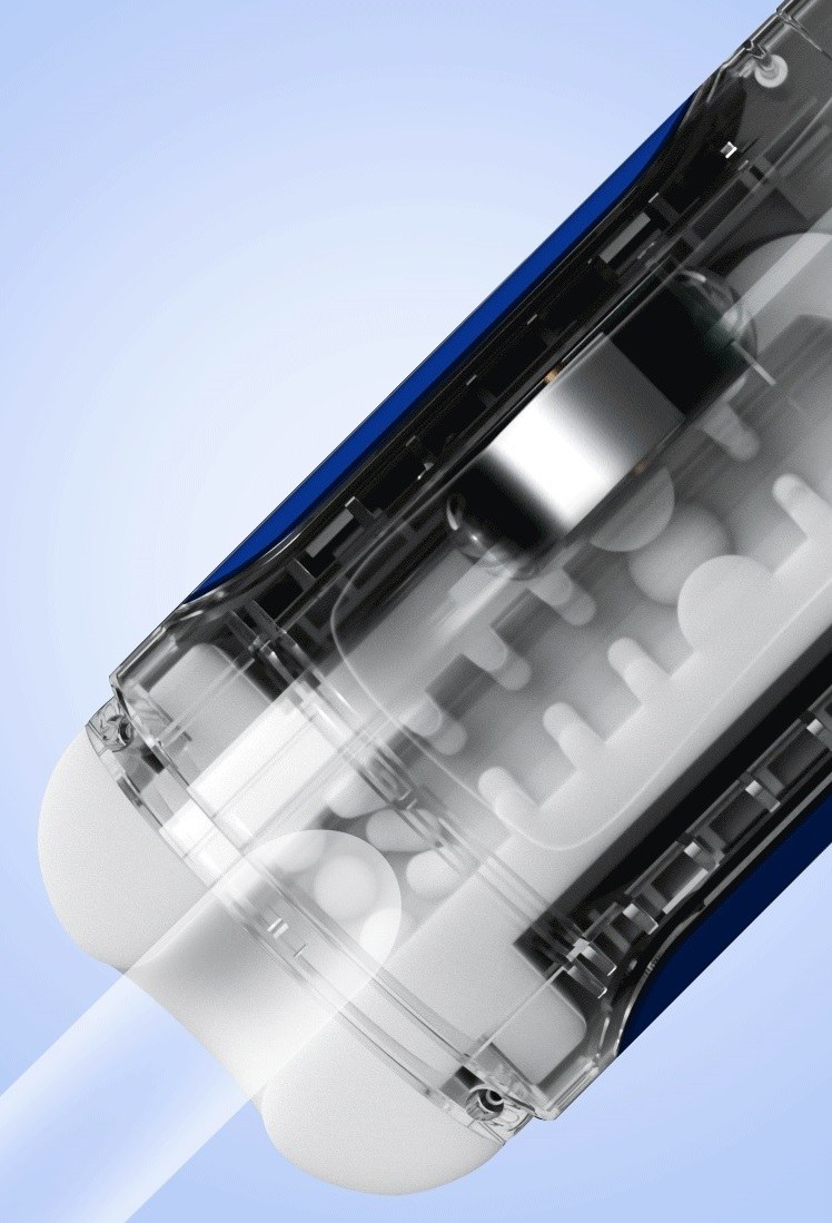 MyThruster is an innovative masturbation cup with thrusting ... MyToys - MyThruster - Blue photo-7