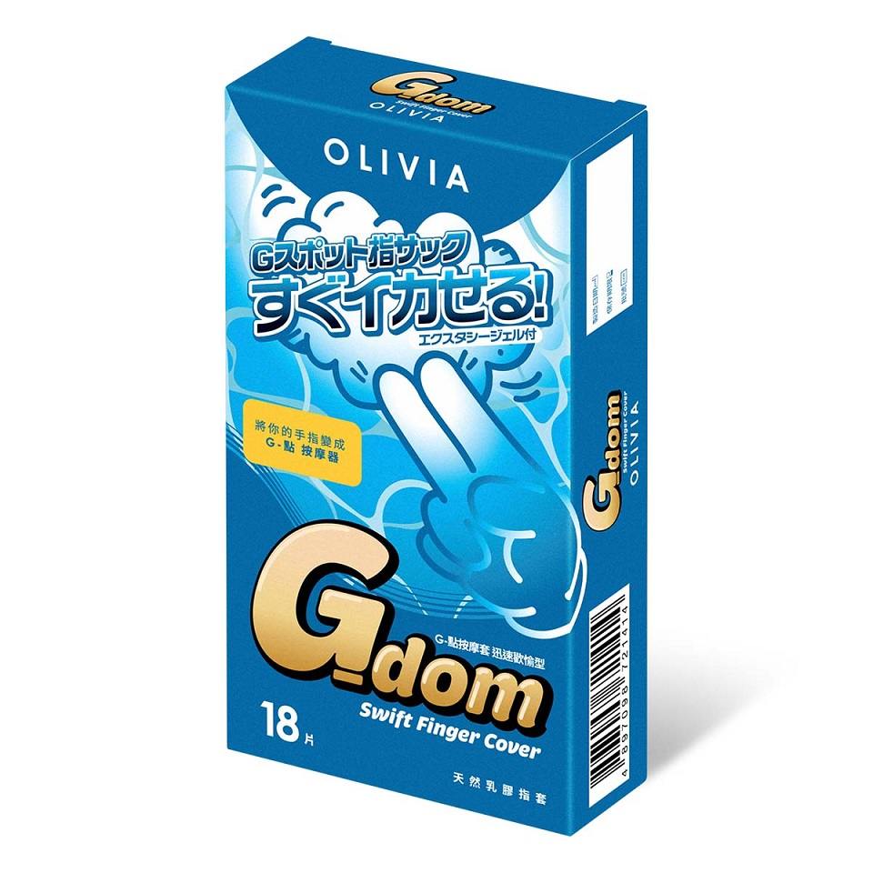 Finger condoms combining natural touch and long-lasting lubr... Olivia - G-dom Swift Finger Condoms 18's Pack photo-2