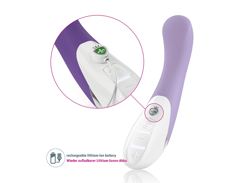 Al Punto is bent so that his point hits the G-spot. Proudly ... Mystim - Al Punto Vibrator - Purple photo-4