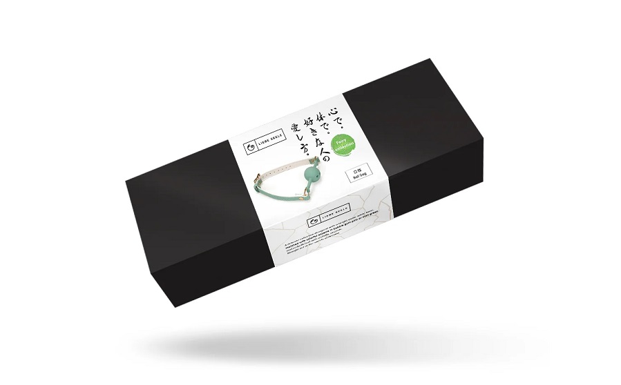 A delicate collection designed with a bright snow-white base... Liebe Seele - Fairy Goat Leather Ball Gag - Green photo-3