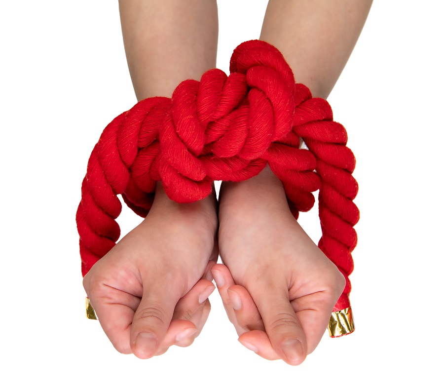 The extra-thick rope with a thickness of 20 mm has a large v... NPG - Thick Restraint Rope 1.25m - Red photo-2