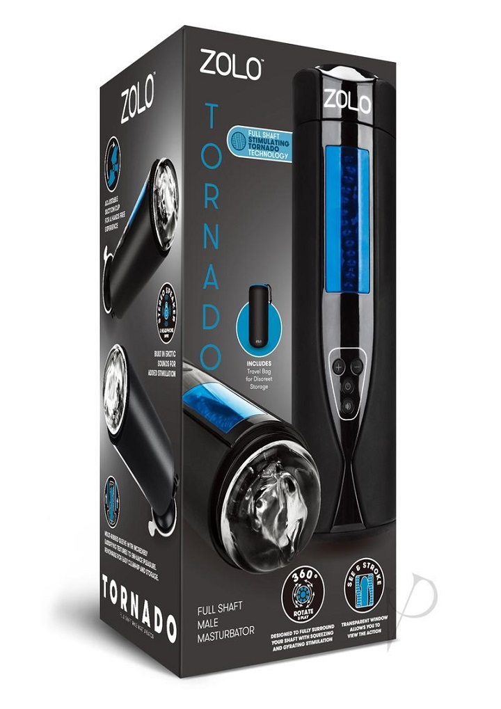 The ZOLO Tornado is a USB rechargeable full shaft male mastu... Zolo - Tornado Masturbator photo-3