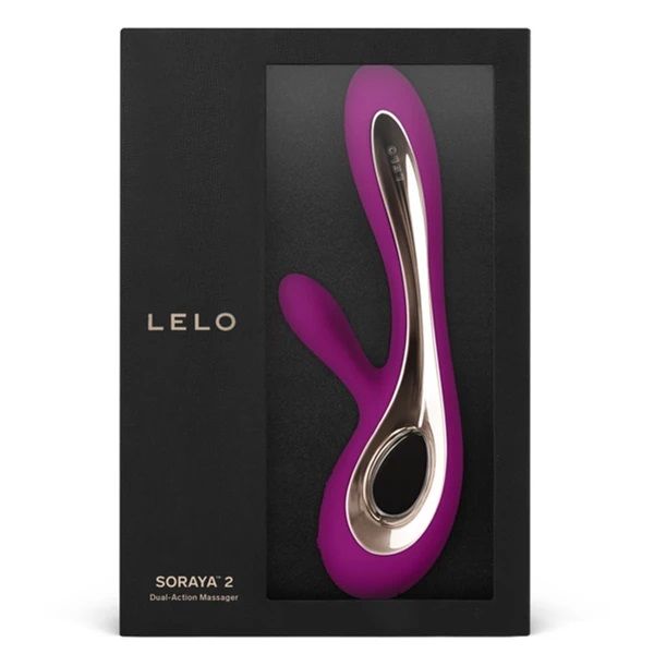 Soar to new heights of intense intimacy for exquisite pleasu... Lelo - Soraya 2 Rabbit Vibrator - Deep Rose photo-8