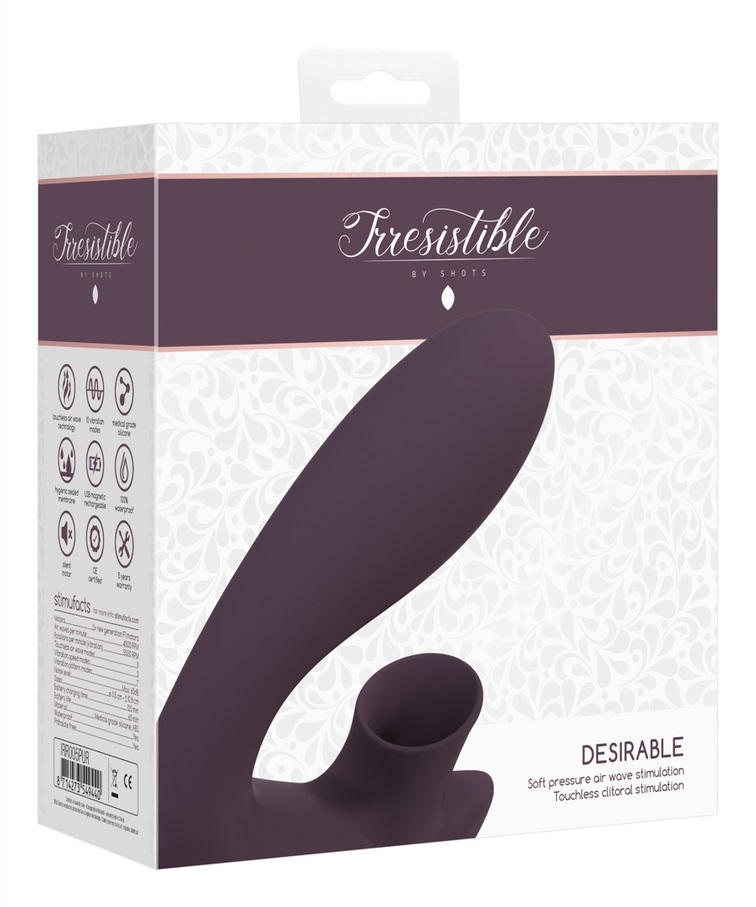 The Desirable has a super powerful new generation F1 motor w... Irresistible - Desirable Bendable Vibrator - Purple photo-11