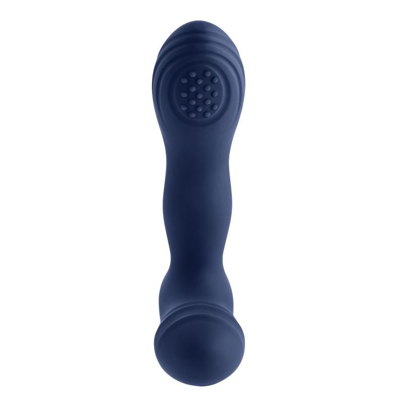 Pressure and pleasure build with the Pleasure Pleaser. The s... Playboy - Pleasure Pleaser Prostate Stimulator - Blue photo-4