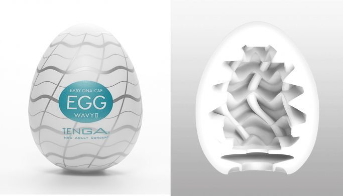 When you open the egg container, you will find these cutie o... Tenga - Egg Wavy II photo-5