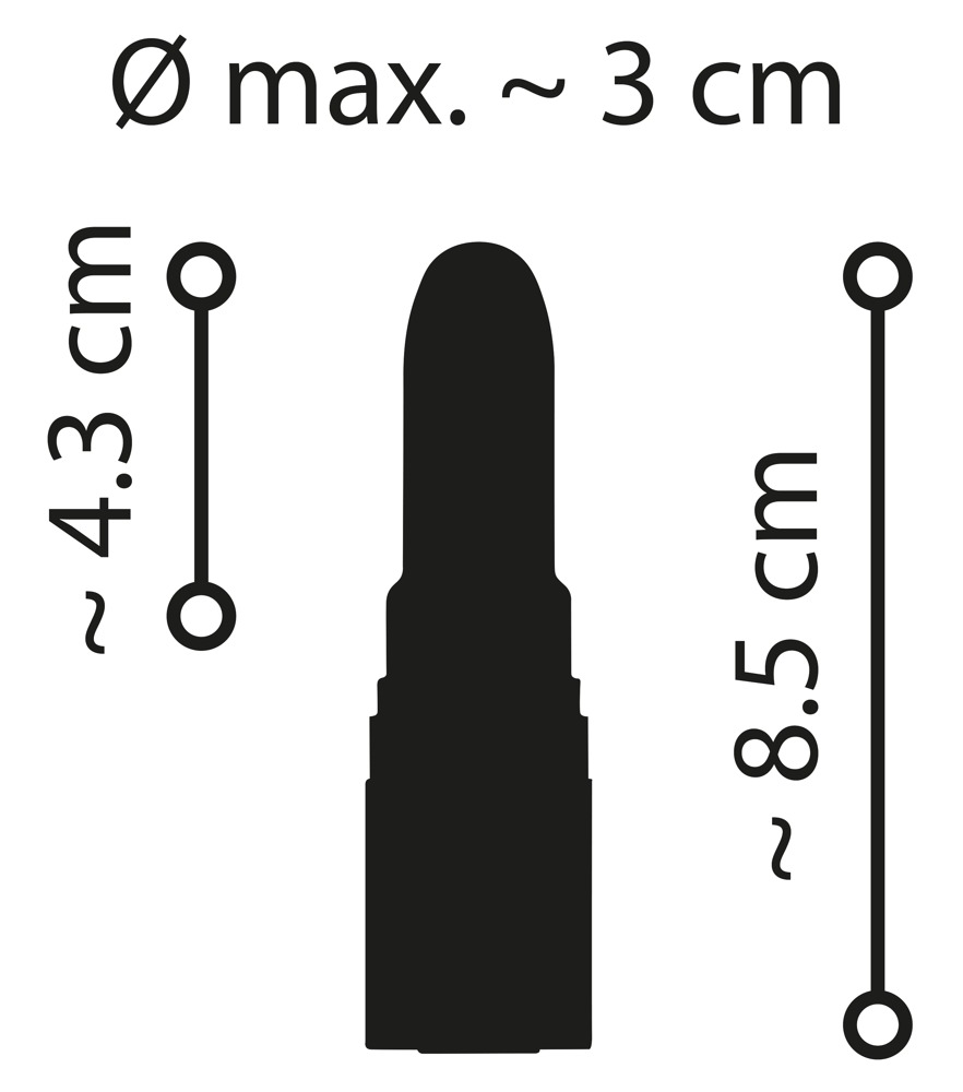 Discreet lipstick deign for a handbag!
The mini vibrator Lux... Emerald Love - Luxurious Lipstick Vibe - Green photo-9