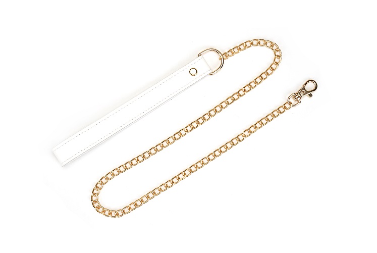 Material: Cow Leather, Metal
Adjustable: 28.5-39cm
Leash le... Liebe Seele - Flower Rhythm Collar w Leash - White photo-6