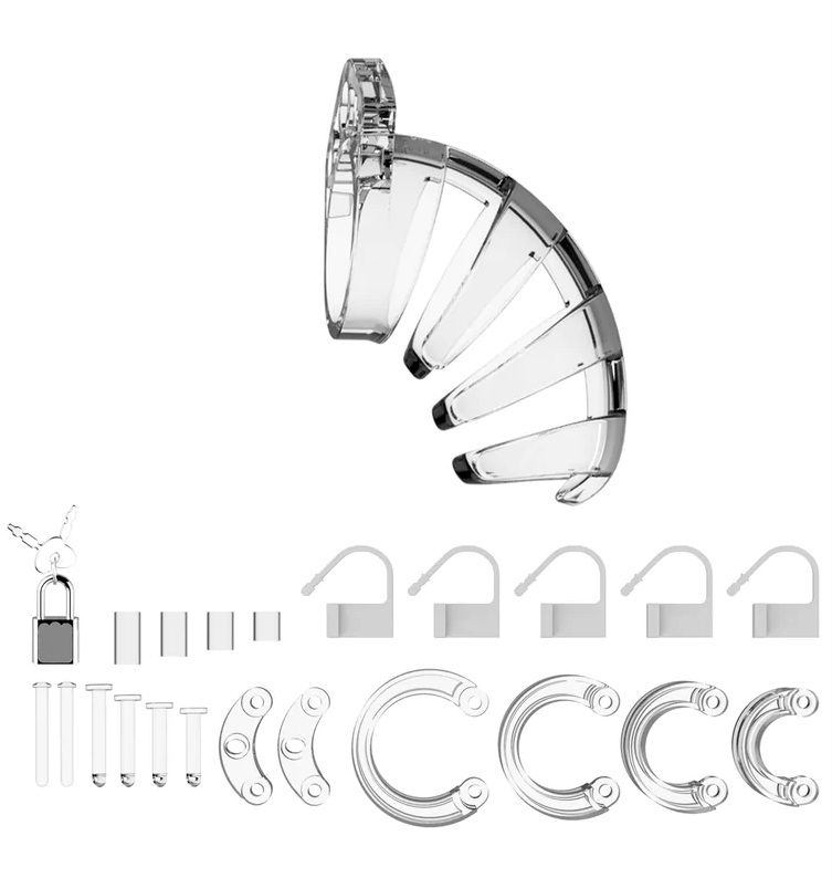 ManCage Chastity Cages are manufactured from high-grade poly... ManCage - Chastity Cage #2 - Clear photo-2