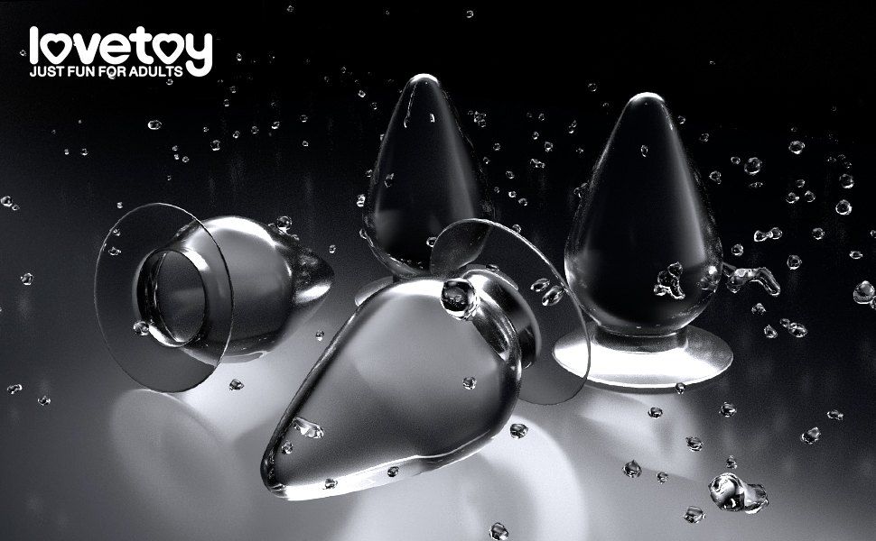 A sight for the most erotic of fantasies, lovetoy shameless ... Lovetoy - Flawless Anal Plug 4.5'' - Clear photo-12