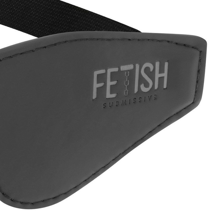 FETISH SUBMISIVE Perfect elastic vegan leather mask for your... Fetish Submissive - Vegan Leather Mask - Black photo-2