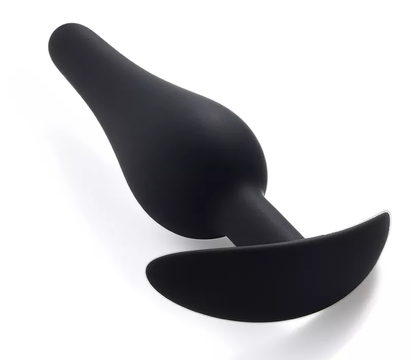 Silicone butt plug - great choice for man and woman MT - Anchor Anal Plug M - Black photo-4