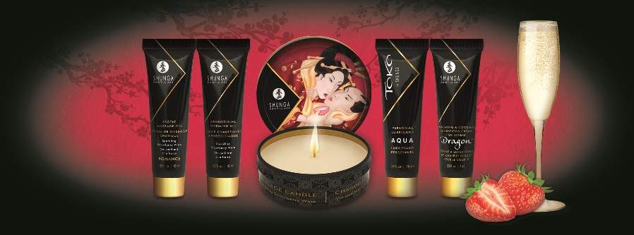 Perfect for romantic getaways, makes a great gift, or a good... Shunga - Geisha's Secrets Set Strawberry photo-9