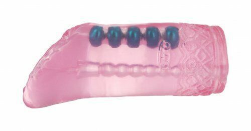 Prepare to plunge your package into this plush pink pussy! T... SexFlesh - Beaded Pussy Stroker - Pink photo-2