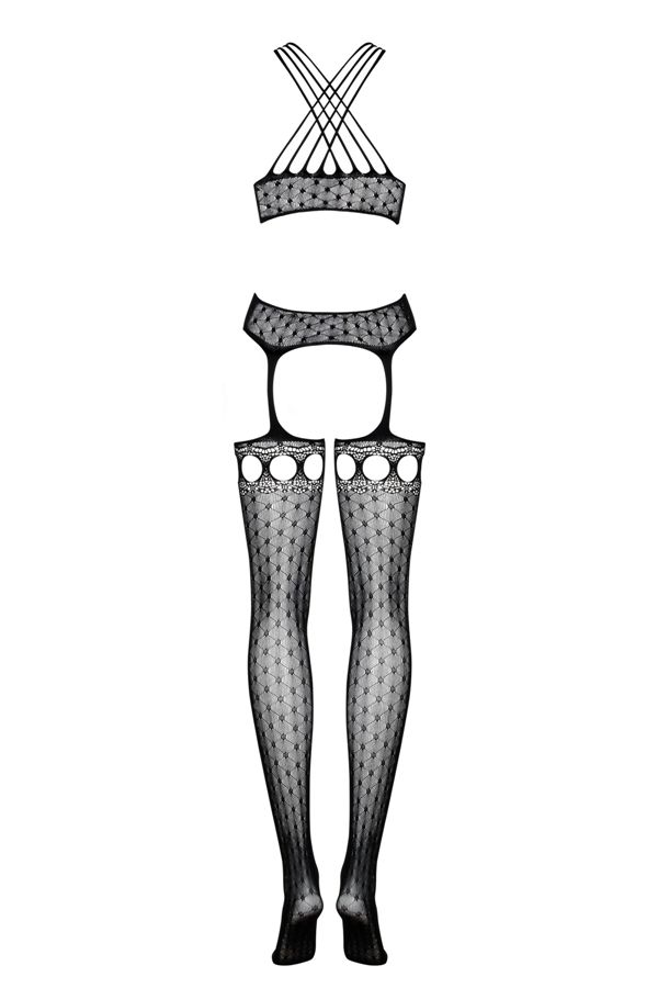 Love and fun? Always together! With this incredibly sexy and... Obsessive - Bodystocking G313 - Black - S/M/L photo-8