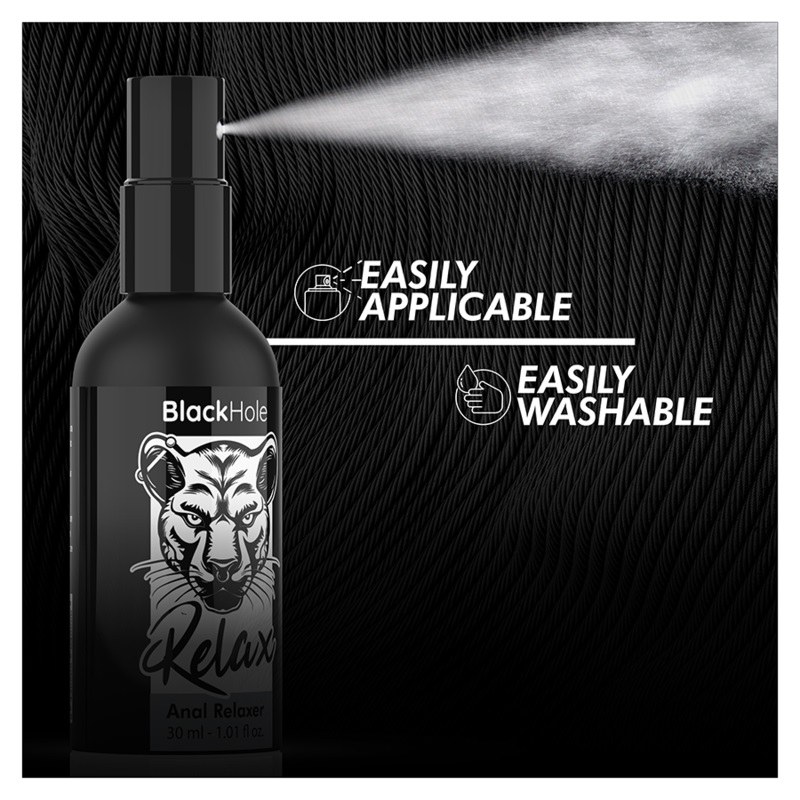 The anal relaxing spray from the BLACK HOLE brand is an inno... Black Hole - Anal Relaxer Spray - 30ml photo-3