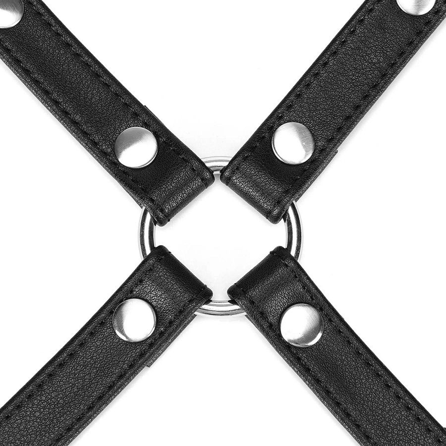 Eco-friendly material, composed of 50% recycled leather and ... Liebe Seele - Black Bond Hogtie photo-3