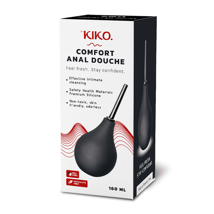 KIKO Comfort Anal Douche is a must-have for those seeking a ... KIKO - Comfort Anal Douche - Black photo-11