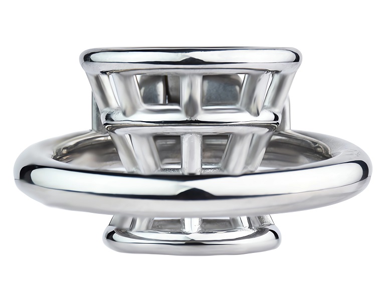 Material: 304 Stainless steel
Cage size: 3.2*3.7cm
Ring inne... FAAK - Chastity Cage 200 - Silver photo-5