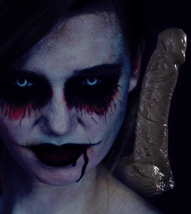This zombie wants your brains, and the only way to get them ... Fleshlight - Freaks Zombie Dildo photo-4