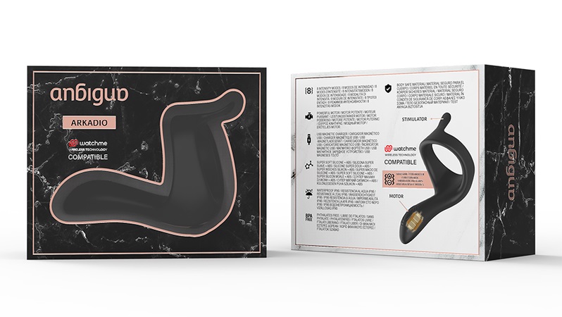 Morbidity is a human reality, that is, one of the basic impu... Anbiguo - Arkadio Prostate Massager - Black photo-13