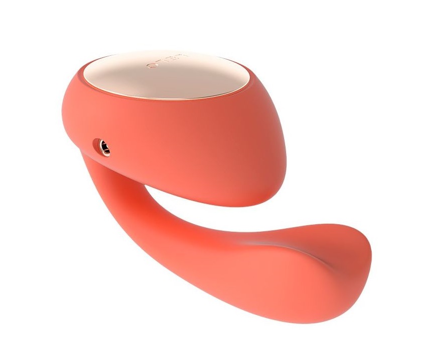 IDA Wave is an app-connected dual vibrator powered by two se... Lelo - Ida Wave APP Dual Vibrator - Coral Red photo-5