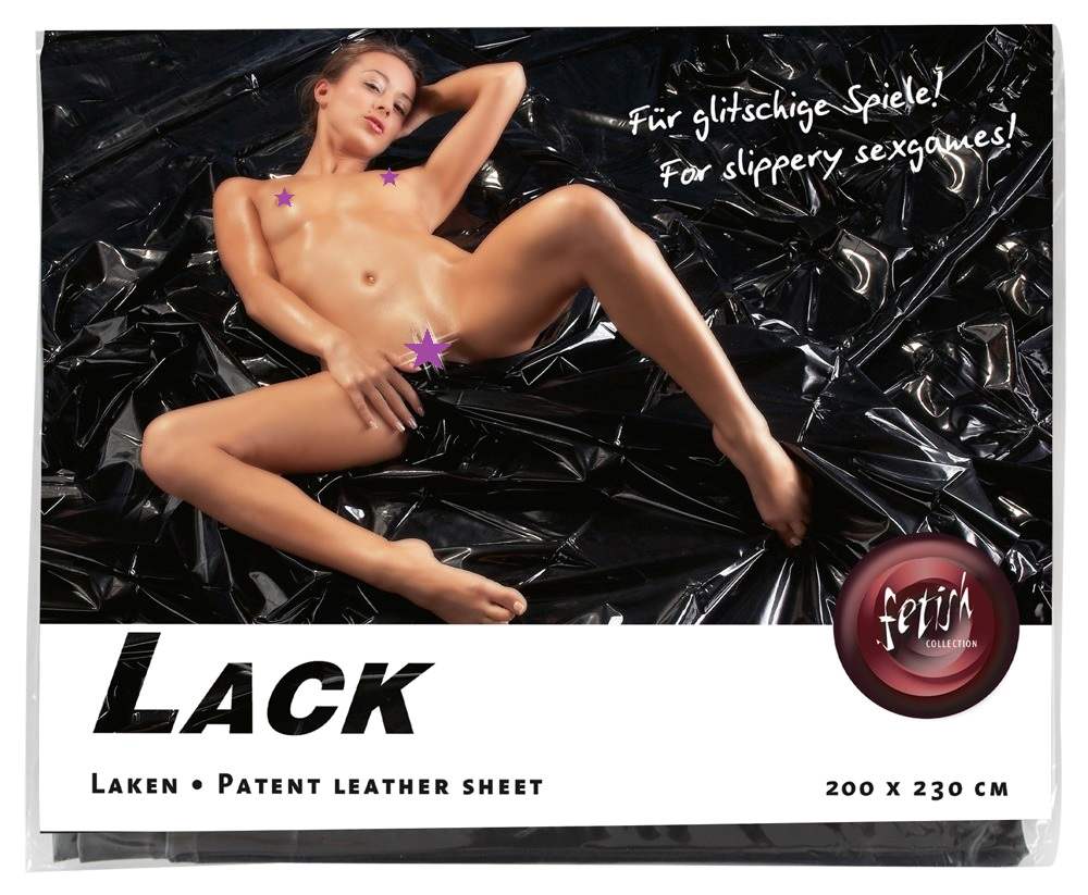 Perfect for slippery erotic fun!
This vinyl bed sheet from ... FC - Vinyl Bed Sheet - Black photo-6