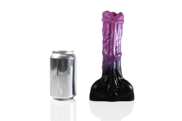 Bursting through the gates of hell, from the wicked kingdoms... HellHound - Trojan Dildo - Black Purple - S photo-2