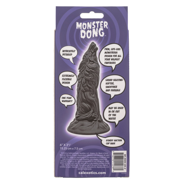 Step into the wild side with the Monster Dong The Werewolf, ... CEN - Werewolf Monster Dildo - Black photo-8
