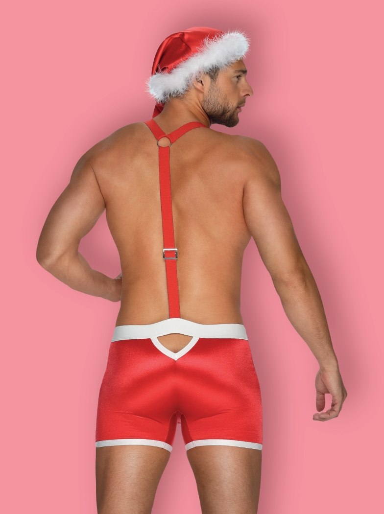 Don’t let your man miss out on the gifts. Give hi... Obsessive - Mr Claus Costume - Red - L/XL photo-4