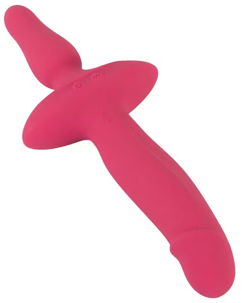 The handy double for every erotic occasion!
The 2in1 Vibrato... Couple Choise - 2in1 Vibrator w Butt Plug - Pink photo-3