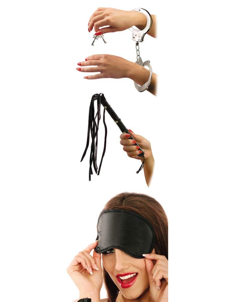 Explore each other's naughty side with this Lover's ... Fetish Fantasy - Lovers Fantasy Kit - Black photo-2