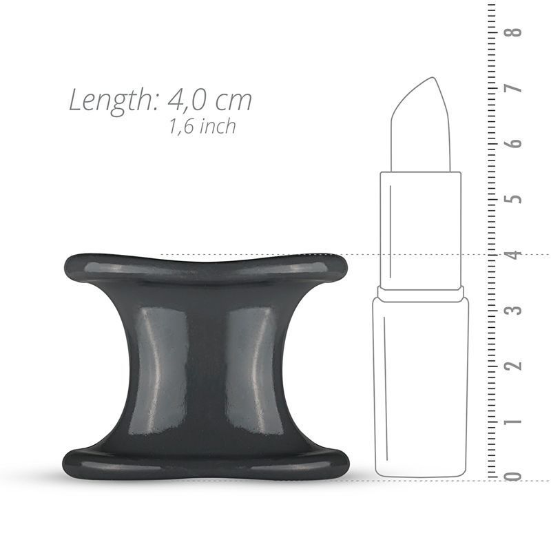 Your manly shapes will look even better in this elegant ball... Boners - Liquid Silicone Ball Stretcher - Grey photo-3