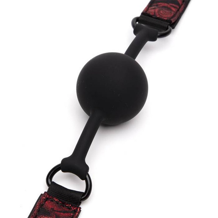 In celebration of a decade of erotic discovery and fulfillme... Fifty Shades of Grey - Sweet Anticipation Ball Gag - Red photo-3
