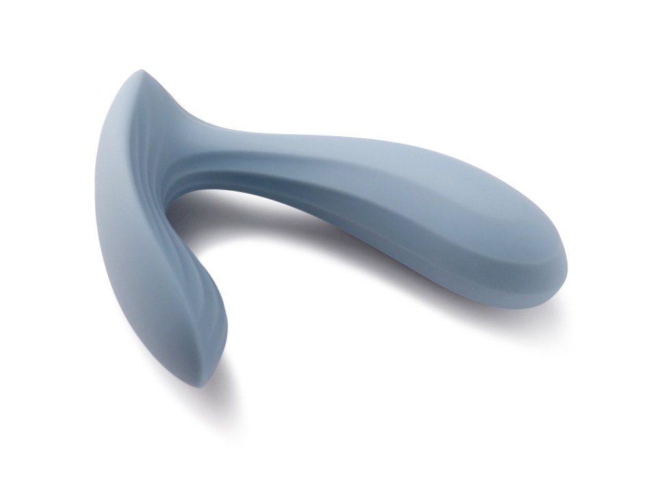 Everything rests at your fingertips. Connect with the SVAKOM... SVAKOM - Erica APP Wearable Vibrator - Dusty Blue photo-4