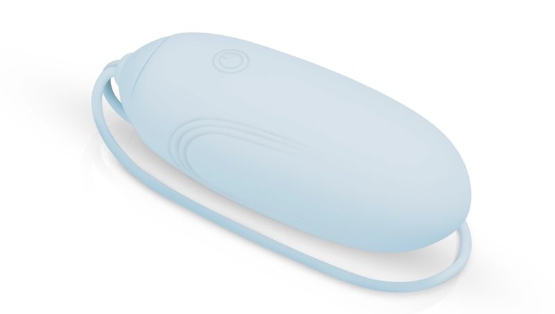 Luv Egg is a cheerful and accessible brand for women or coup... Luv Egg - Vibro Egg w Remote Control - Blue photo-3