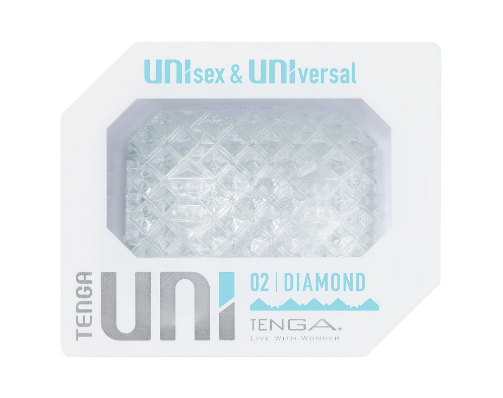 UNIsex & UNIversal. For men and women, alone or in pairs... Tenga - Uni Masturbator - Diamond photo-13