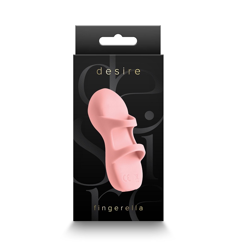 Slide Fingerella onto your finger to stimulate adventures wi... NS Novelties - Desire Fingerella Vibrator - Pink photo-3
