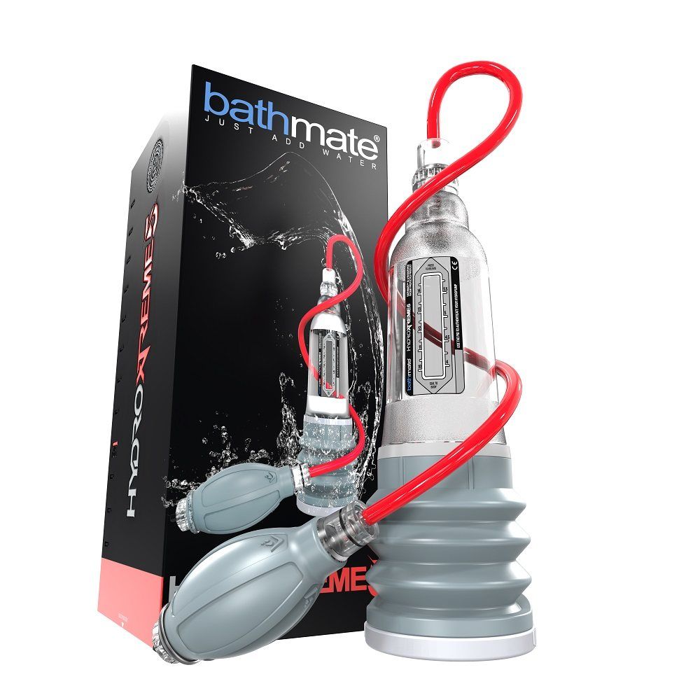 Designed for a penis size of up to 5" when erect, the X... Bathmate - HydroXtreme 5 - Clear photo-6