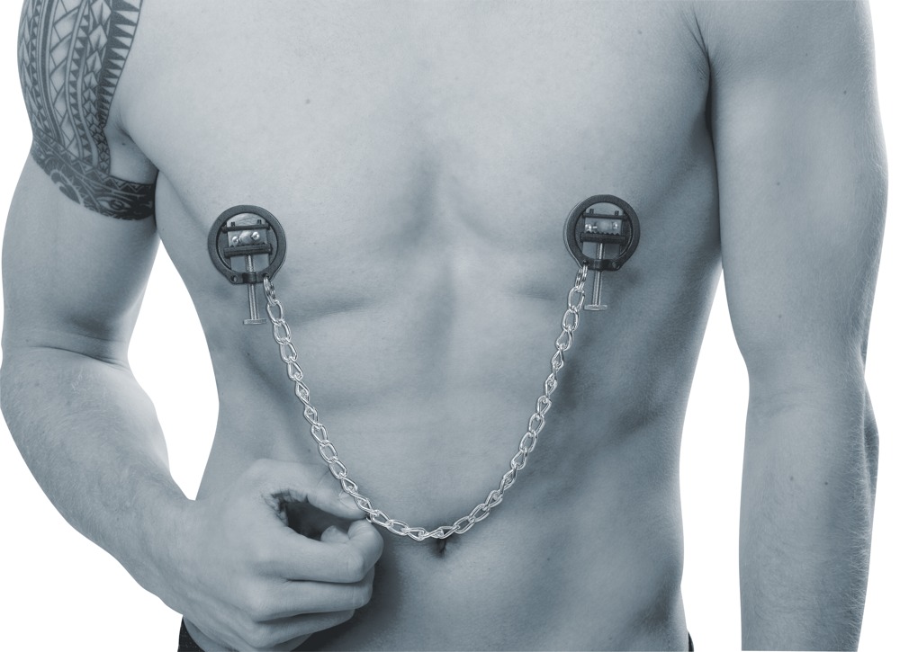 For an arousing sight and thrilling sensations when they are... FC - Nipple Clamps w Chain photo-3
