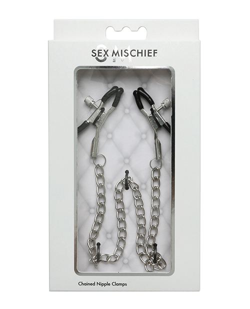 Test your limits, or your partner's, with this BDSM basi... Sex&Mischief - Chained Nipple Clamps photo-2