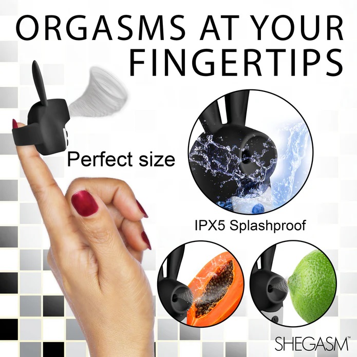 This Sucky Bunny Clit Stimulator is the cutest addition to y... Inmi - Shegasm Sucky Bunny Clit Stimulator - Black photo-4