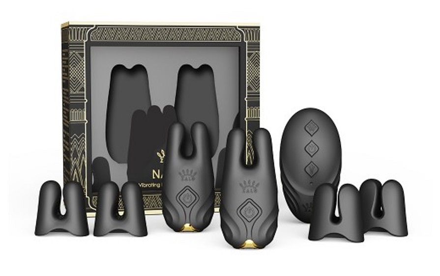 NAVE is elevating nipple play to legendary new heights with ... Zalo - Nave APP Vibro Nipple Clamps - Obsidian Black photo-6