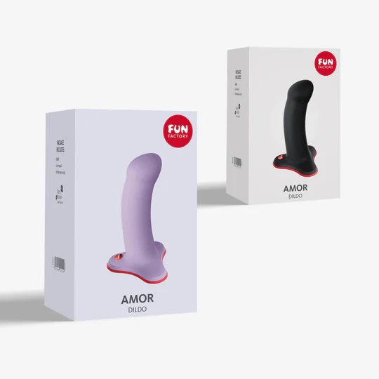 Amor is the ideal dildo for beginners, as well as as for tru... Fun Factory - Amor Dildo - Lavender photo-9